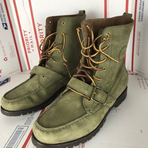 green polo boots